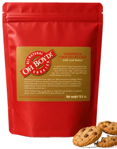 OH BOYD! 6-pack resealable red cookie pouch